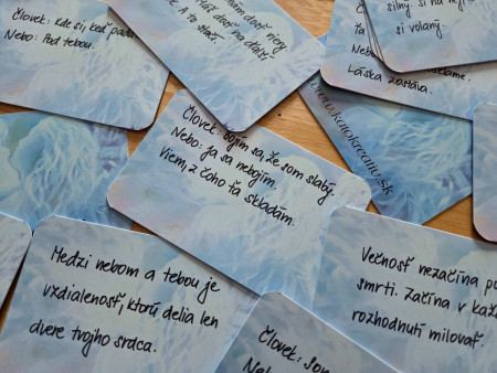 Kartičky NA CESTE (Medzi nebom a tebou)