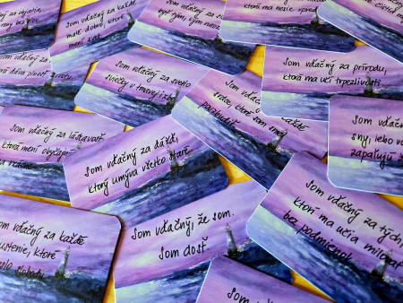 Kartičky VĎAČNOSŤ